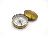 Late 19th century Francis Barker brass cased compass